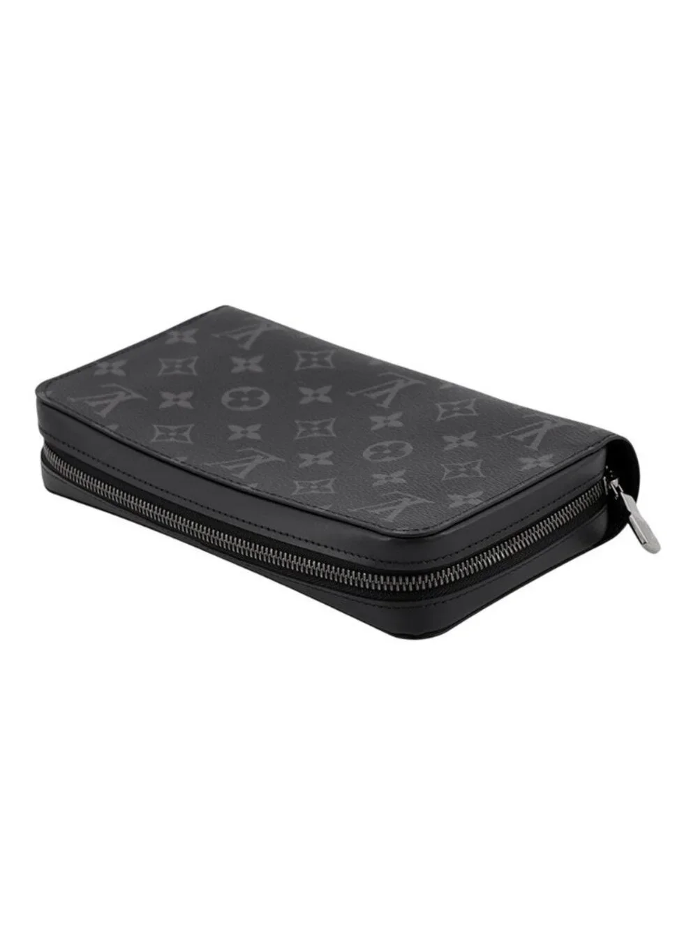 Louis Vuitton Wallet Monogram Eclipse Zippy XL Black